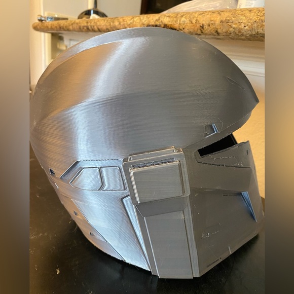 3D Printed Mando Spartan Helmet - Halo Based - DIY - Picture 4 of 7